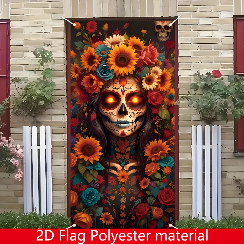 Interior Design Years Of School - 2D-vlak, 2D-banner, 1 stuk, Mexicaans carnavalsgordijn,