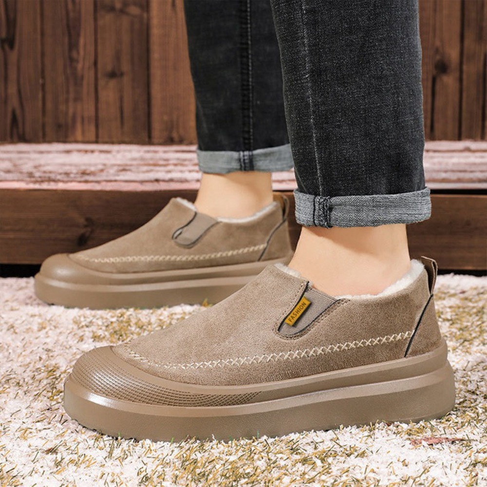Interior Design Online Free - Stijlvolle warme herenschoenen met antislipzool, minimalistisch