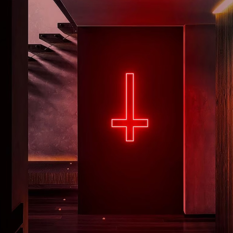 Engineering And Interior Design - Cross Neon Licht Custom Neon Bord