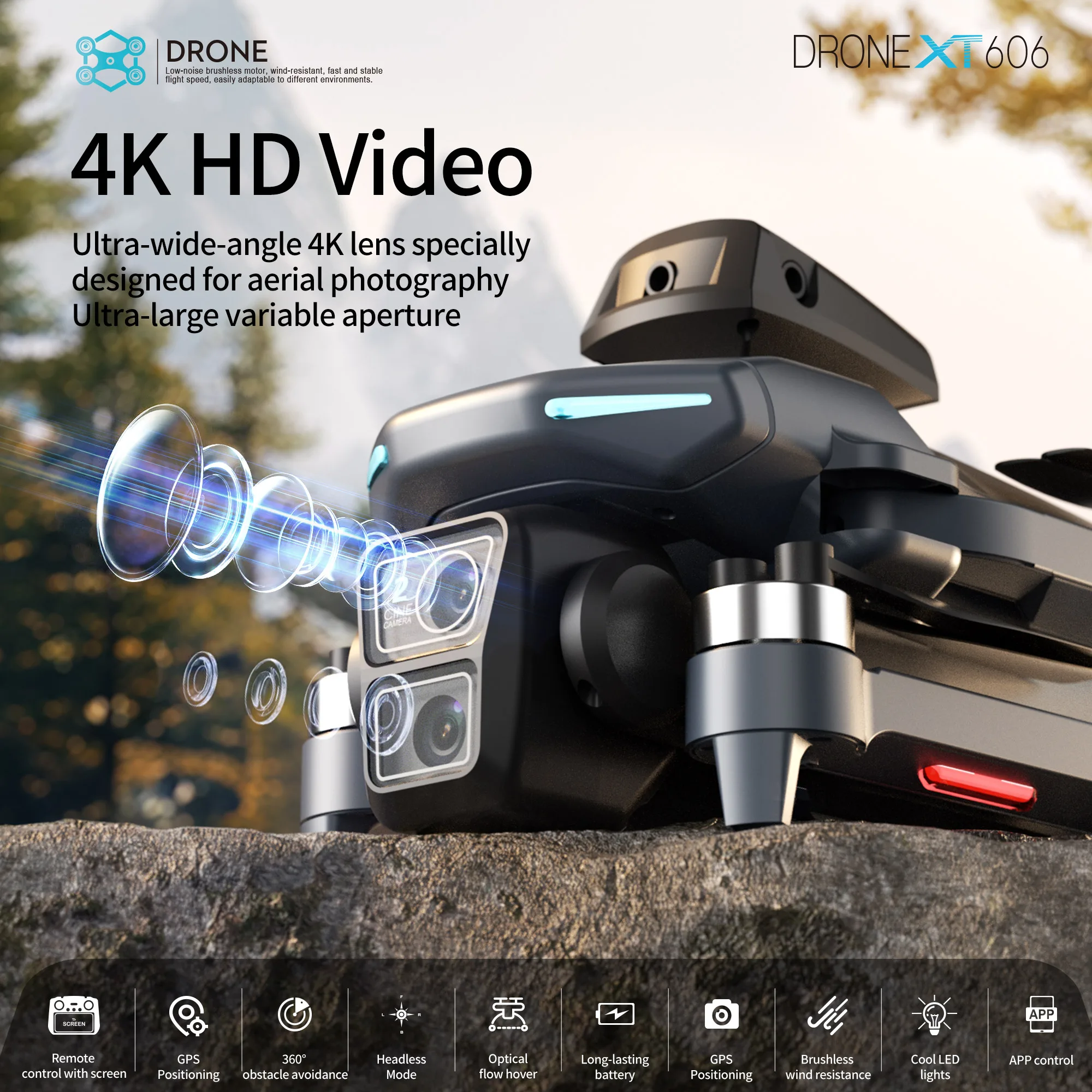 Originele XT606 MAX GPS Drone  - Interior Design Game recensie en prijs