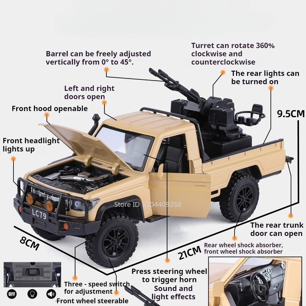 1:24 Schaal LC79 FJ Cruiser Mo - Interior Design Examples recensie en prijs